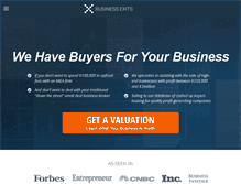 Tablet Screenshot of businessexits.com